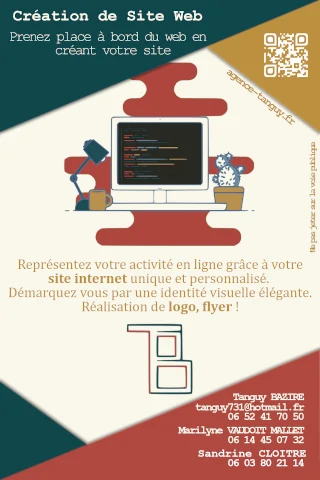 Flyer Agence Tanguy, développeur web